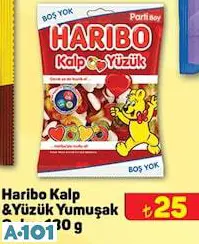 HARİBO KALP&YÜZÜK YUMUŞAK ŞEKER 130 G